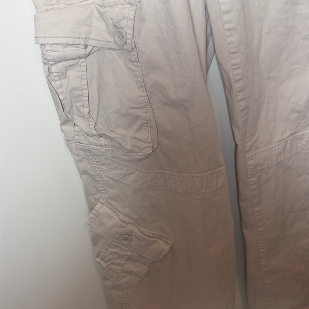 Garage Khaki Cargo Pants- Wide Leg- Y2K - Sz XS - Picture 5 of 7